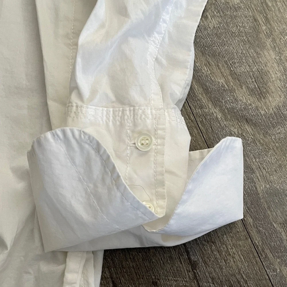 J. Crew Crisp White‎ Tunic Top